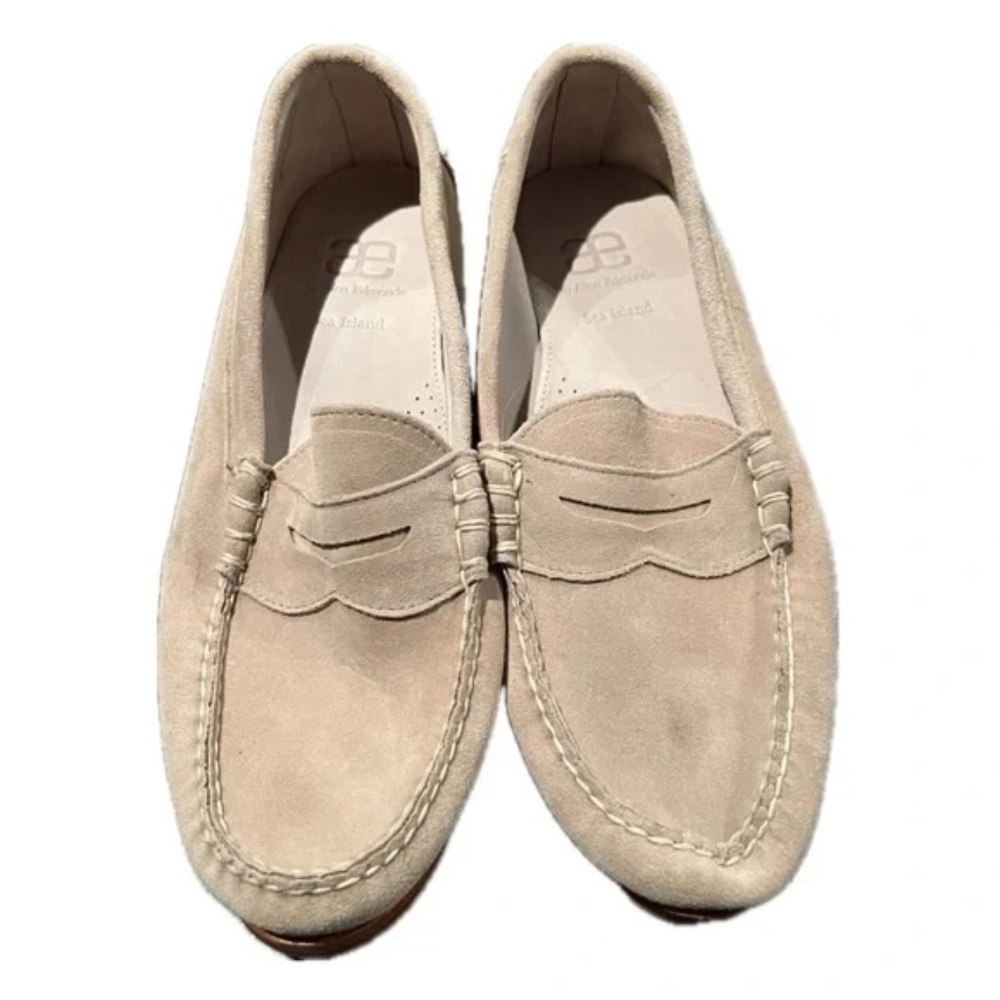Allen Edmonds Men's Beige Suede Loafers